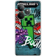 Чохол BoxFace Realme GT 6 Minecraft Graffiti