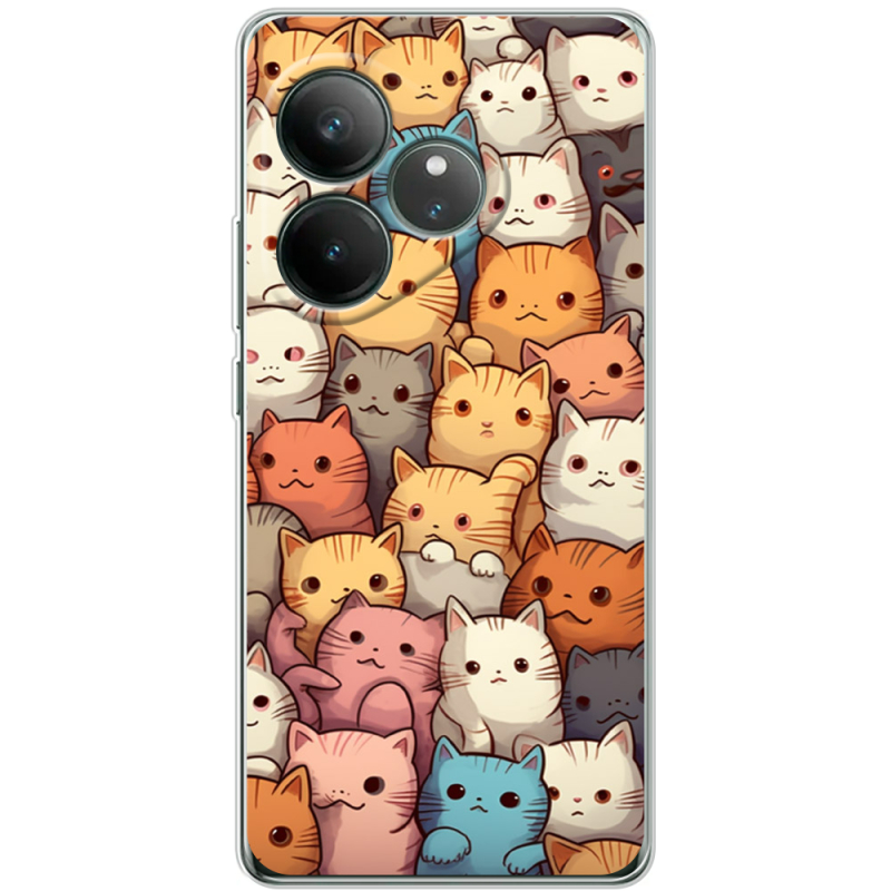 Чохол BoxFace Realme GT 6 Котики муркотики