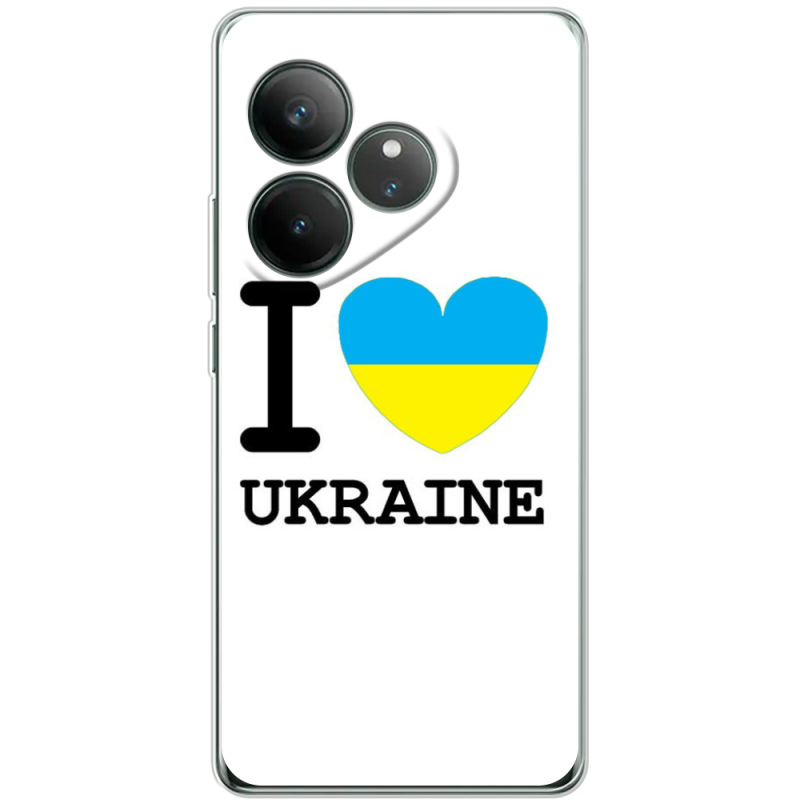 Чохол BoxFace Realme GT 6 I love Ukraine