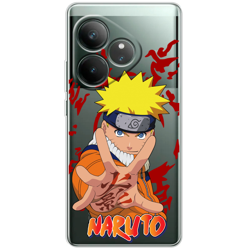 Прозорий чохол BoxFace Realme GT 6 Naruto