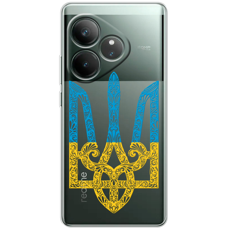 Прозорий чохол BoxFace Realme GT 6 Gold Trident