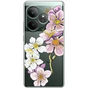 Прозорий чохол BoxFace Realme GT 6 Cherry Blossom