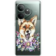 Прозорий чохол BoxFace Realme GT 6 Winking Fox