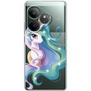 Чохол зі стразами Realme GT 6 Unicorn Queen