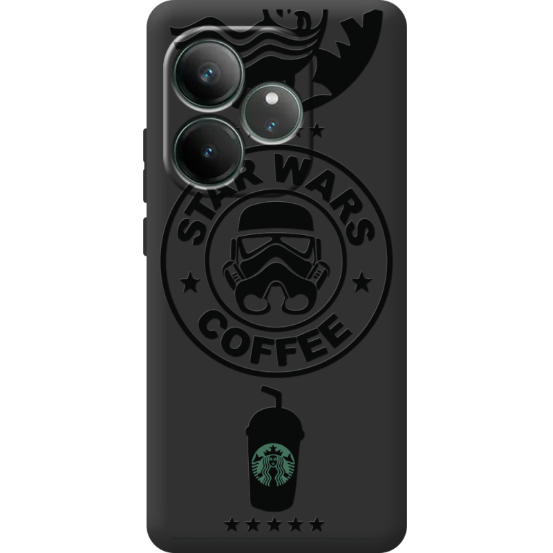 Чорний чохол BoxFace Realme GT 6 Dark Coffee