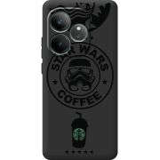 Чорний чохол BoxFace Realme GT 6 Dark Coffee