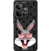 Чорний чохол BoxFace Realme GT 6 looney bunny