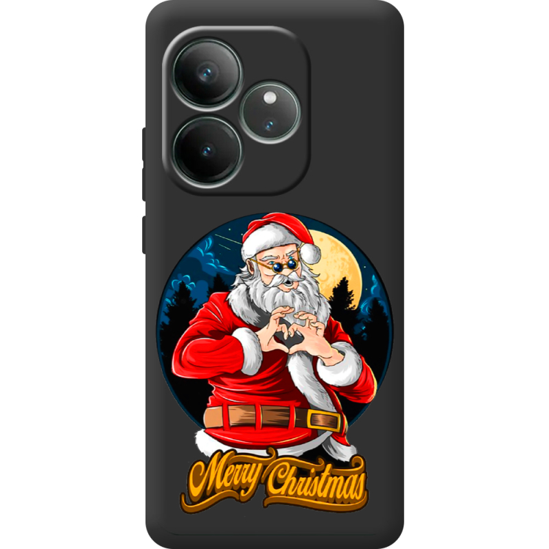 Чорний чохол BoxFace Realme GT 6 Cool Santa