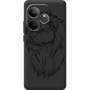 Чорний чохол BoxFace Realme GT 6 Lion