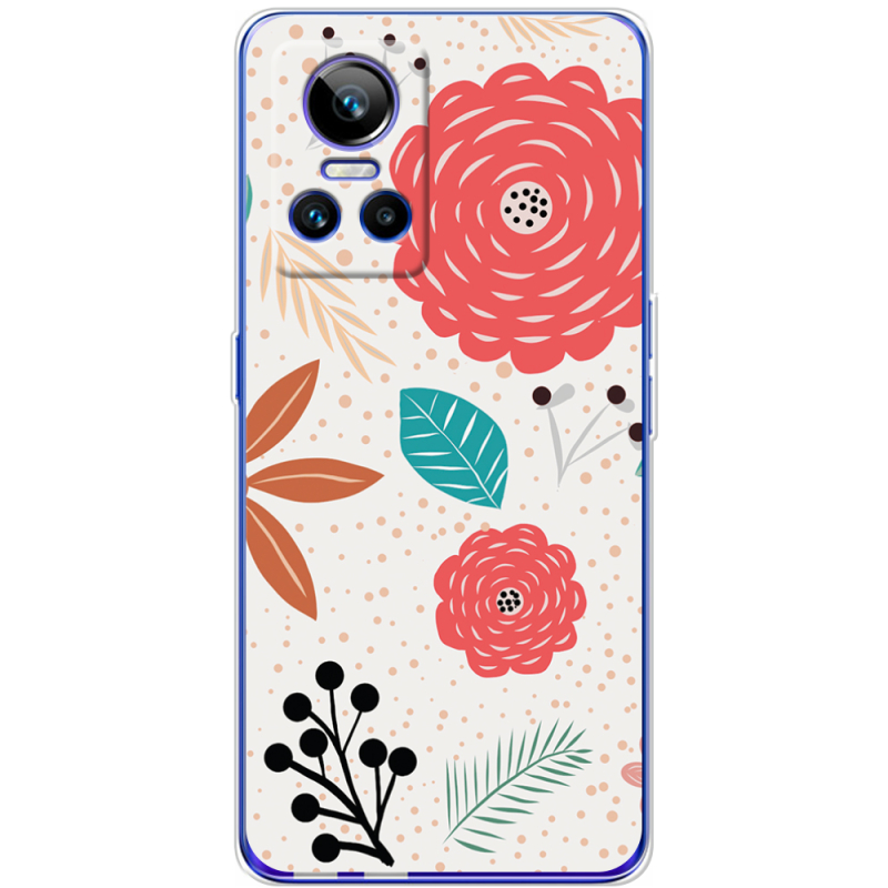 Чохол BoxFace Realme GT Neo 3 Line Flowers