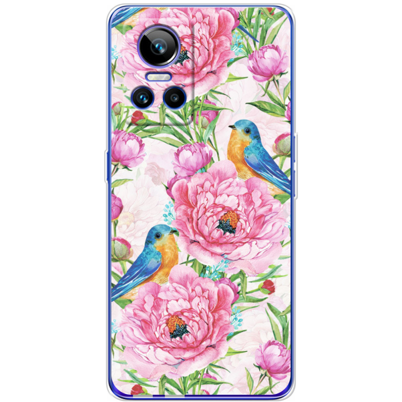 Чохол BoxFace Realme GT Neo 3 Birds and Flowers