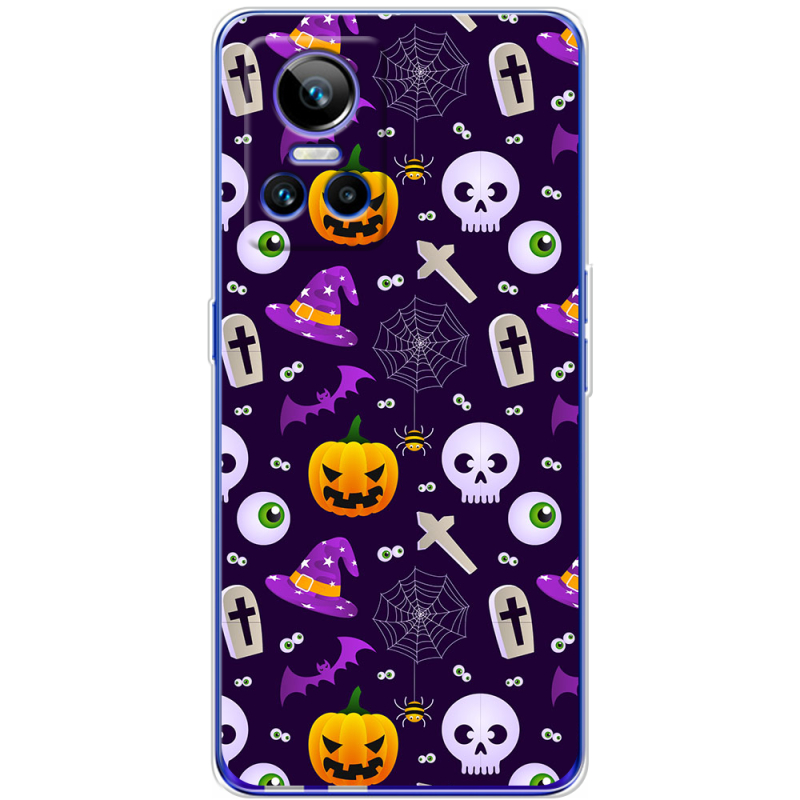 Чохол BoxFace Realme GT Neo 3 Halloween Purple Mood