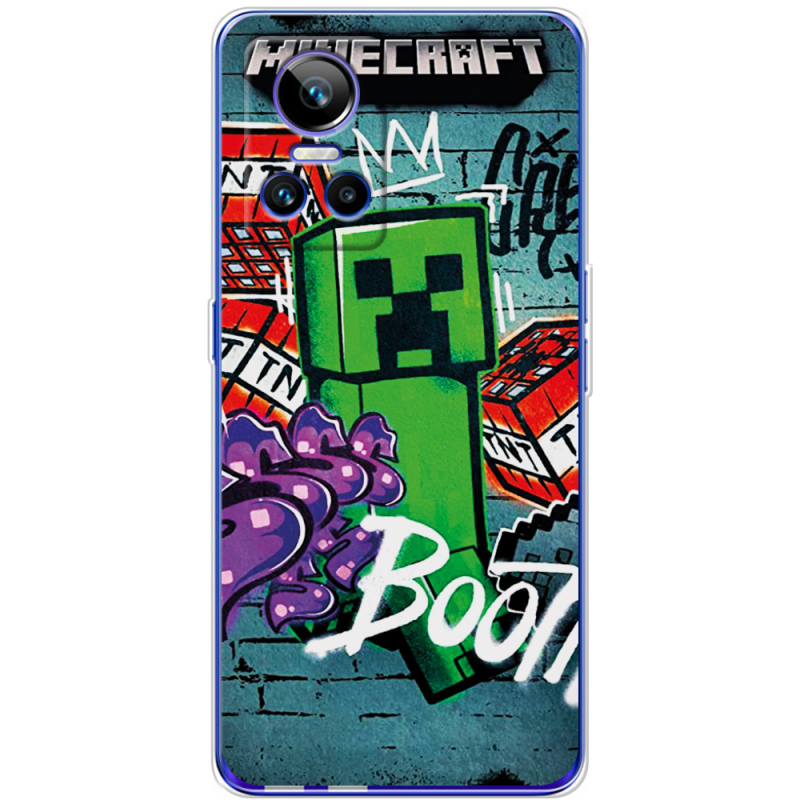 Чохол BoxFace Realme GT Neo 3 Minecraft Graffiti