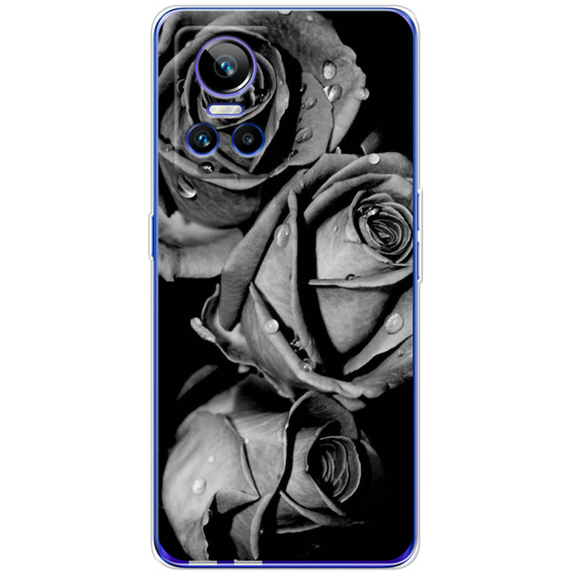 Чохол BoxFace Realme GT Neo 3 Black and White Roses