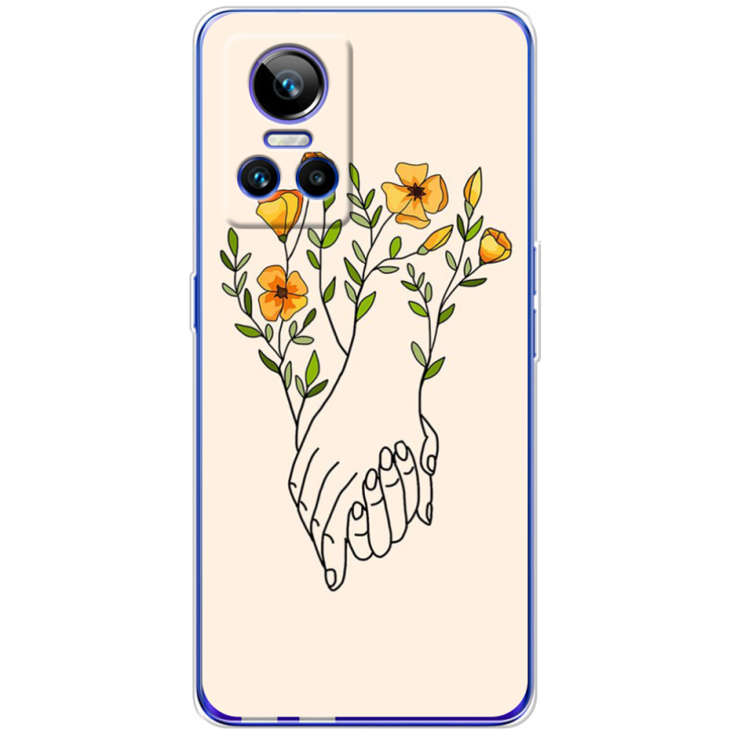 Чохол BoxFace Realme GT Neo 3 Flower Hands