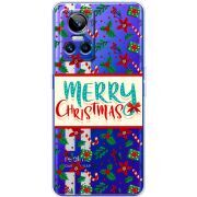 Прозорий чохол BoxFace Realme GT Neo 3 Vintage Christmas Pattern