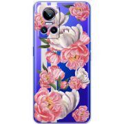 Прозорий чохол BoxFace Realme GT Neo 3 Peony Watercolor Style