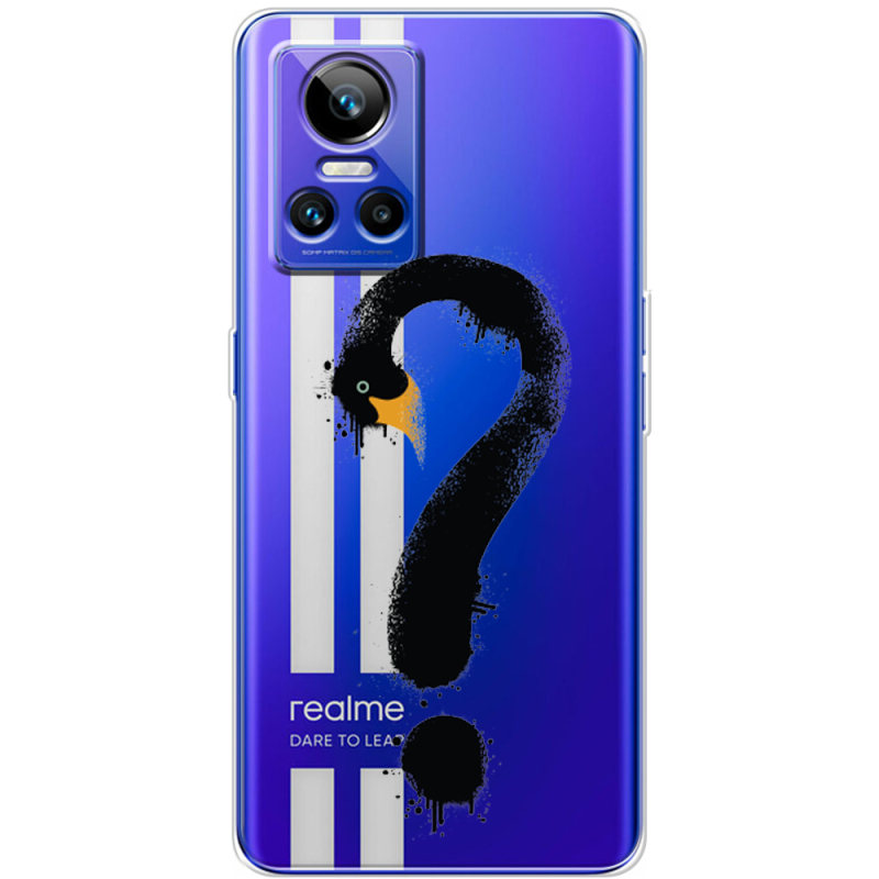 Прозорий чохол BoxFace Realme GT Neo 3 Swan question