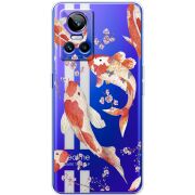 Прозорий чохол BoxFace Realme GT Neo 3 Japanese Koi Fish