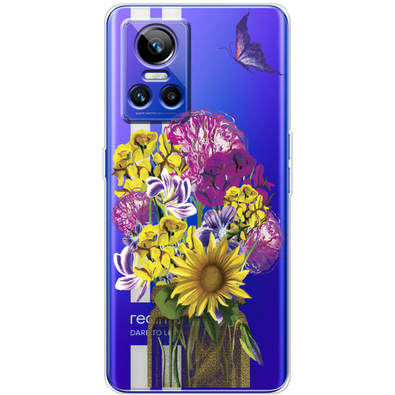 Прозорий чохол BoxFace Realme GT Neo 3 My Bouquet