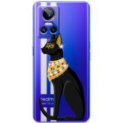 Чохол зі стразами Realme GT Neo 3 Egipet Cat