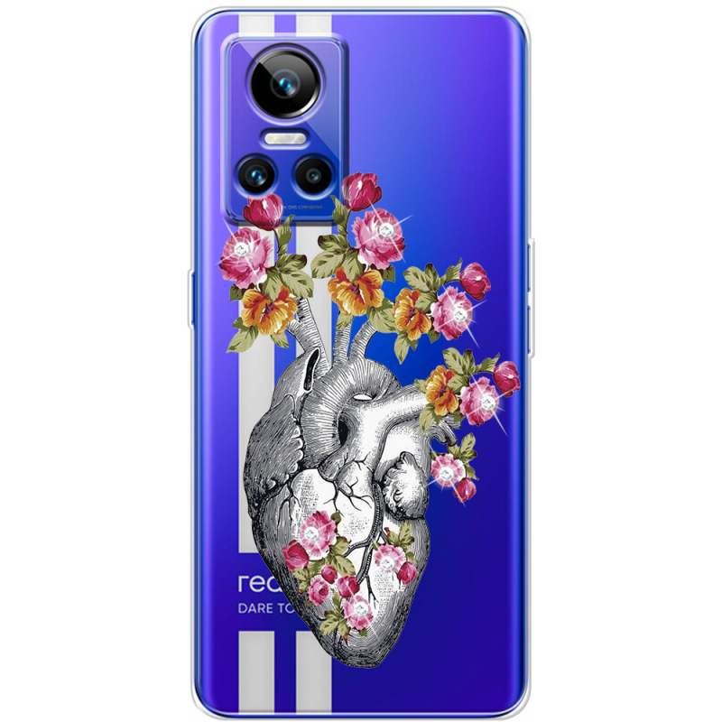 Чохол зі стразами Realme GT Neo 3 Heart