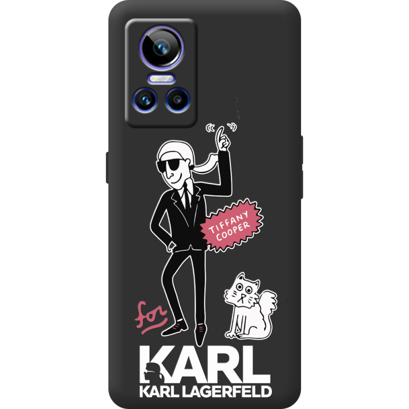 Чорний чохол BoxFace Realme GT Neo 3 For Karl