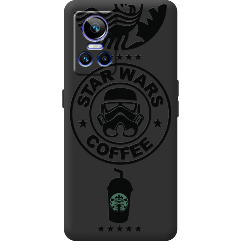 Чорний чохол BoxFace Realme GT Neo 3 Dark Coffee