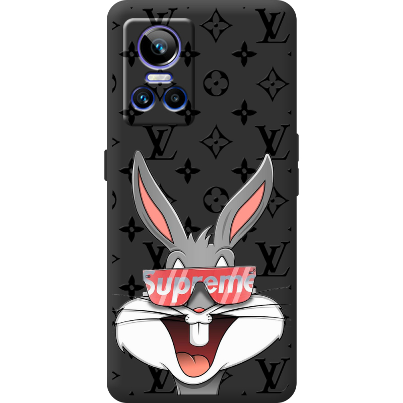 Чорний чохол BoxFace Realme GT Neo 3 looney bunny