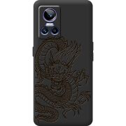 Чорний чохол BoxFace Realme GT Neo 3 Chinese Dragon