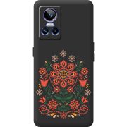 Чорний чохол BoxFace Realme GT Neo 3 Ukrainian Ornament