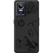 Чорний чохол BoxFace Realme GT Neo 3 Mountains