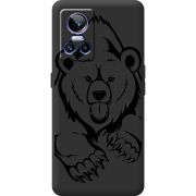 Чорний чохол BoxFace Realme GT Neo 3 Grizzly Bear