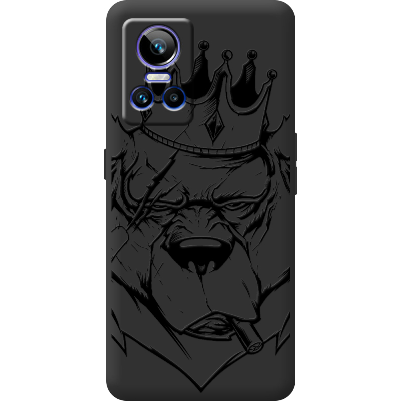 Чорний чохол BoxFace Realme GT Neo 3 Bear King