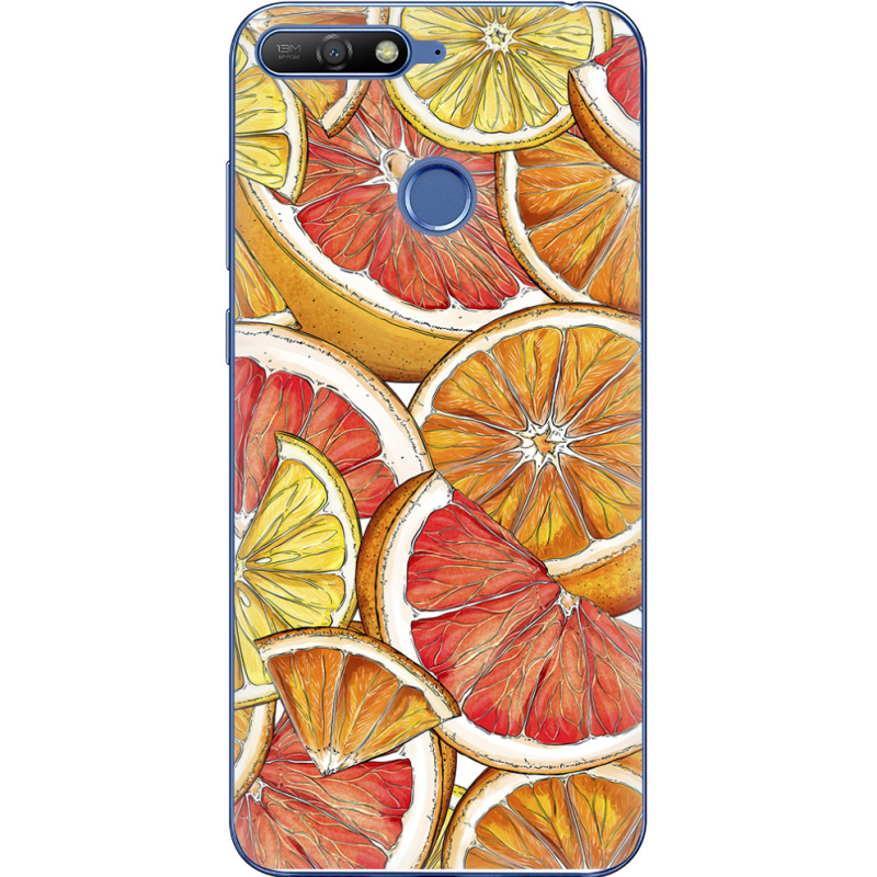 Чехол Uprint Huawei Y6 Prime 2018 / Honor 7A Pro Citrus Pattern