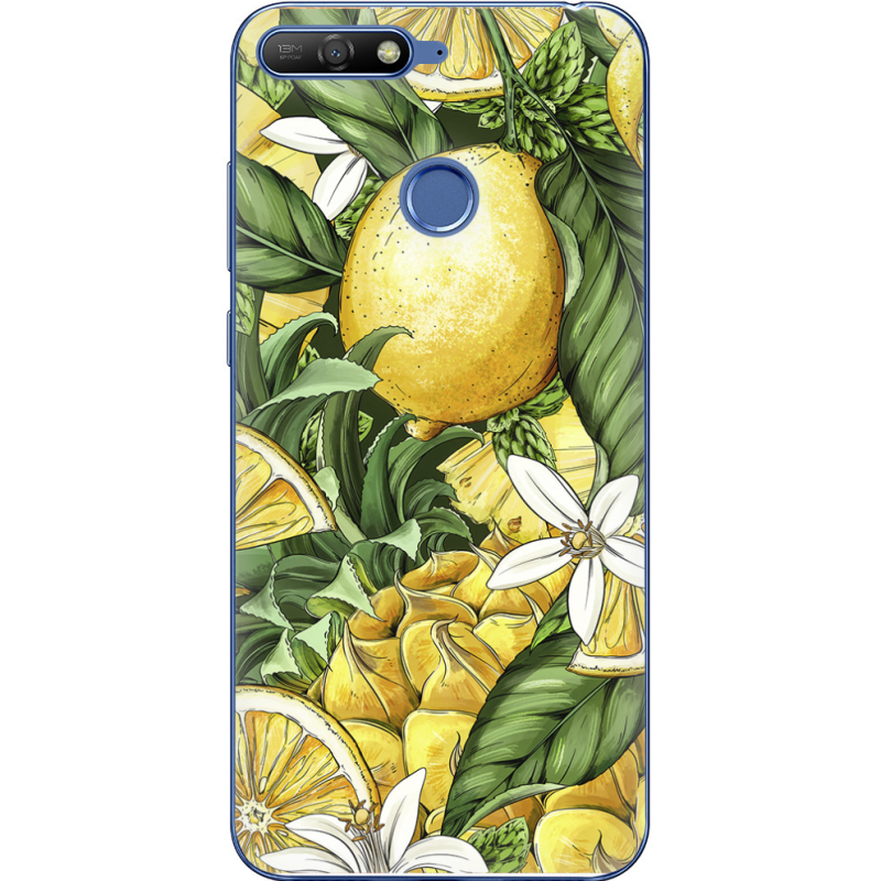 Чехол Uprint Huawei Y6 Prime 2018 / Honor 7A Pro Lemon Pattern