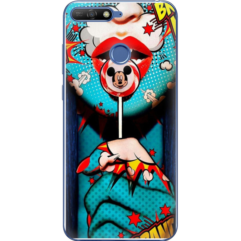 Чехол Uprint Huawei Y6 Prime 2018 / Honor 7A Pro Girl Pop Art