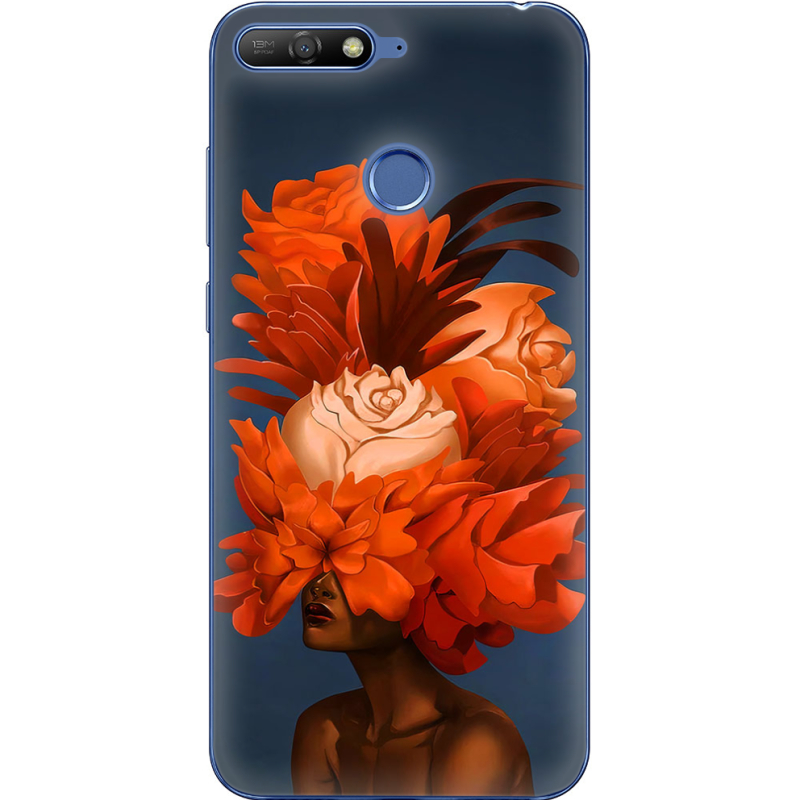 Чехол Uprint Huawei Y6 Prime 2018 / Honor 7A Pro Exquisite Orange Flowers