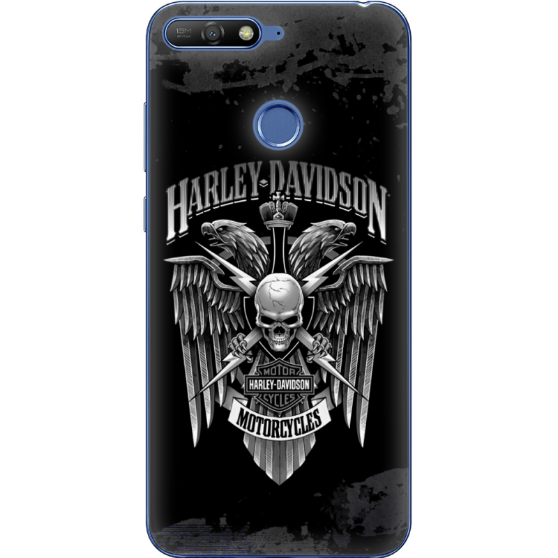 Чехол Uprint Huawei Y6 Prime 2018 / Honor 7A Pro Harley Davidson