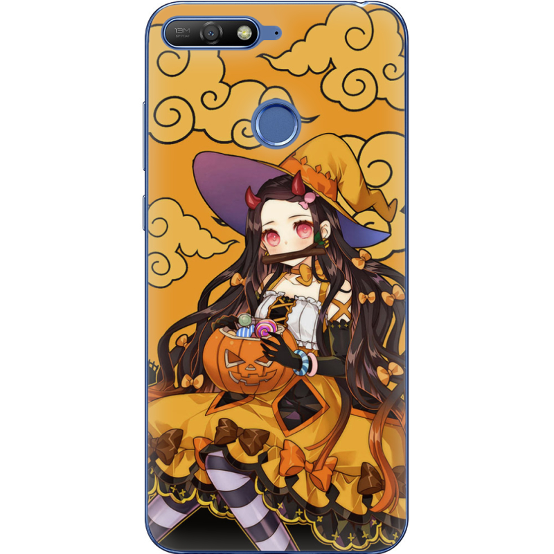 Чехол Uprint Huawei Y6 Prime 2018 / Honor 7A Pro Kamado Nezuko Halloween