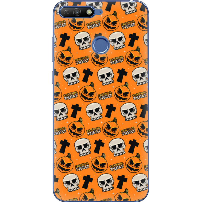 Чехол Uprint Huawei Y6 Prime 2018 / Honor 7A Pro Halloween Trick or Treat