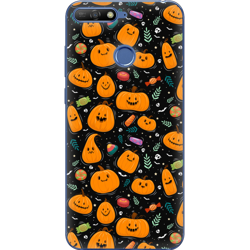 Чехол Uprint Huawei Y6 Prime 2018 / Honor 7A Pro Cute Halloween