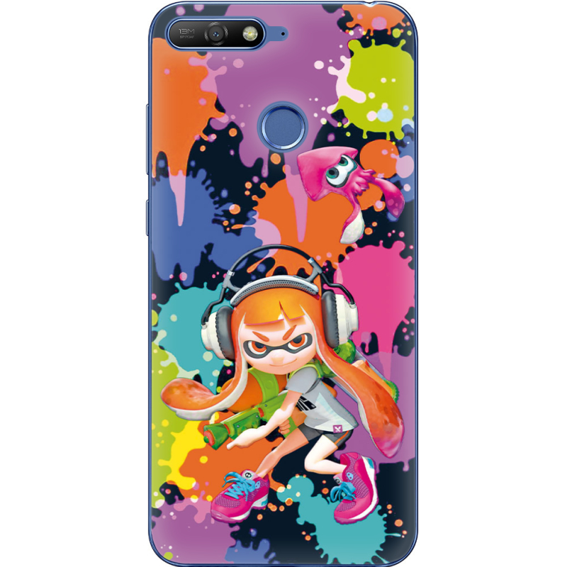 Чехол Uprint Huawei Y6 Prime 2018 / Honor 7A Pro Splatoon Inklings