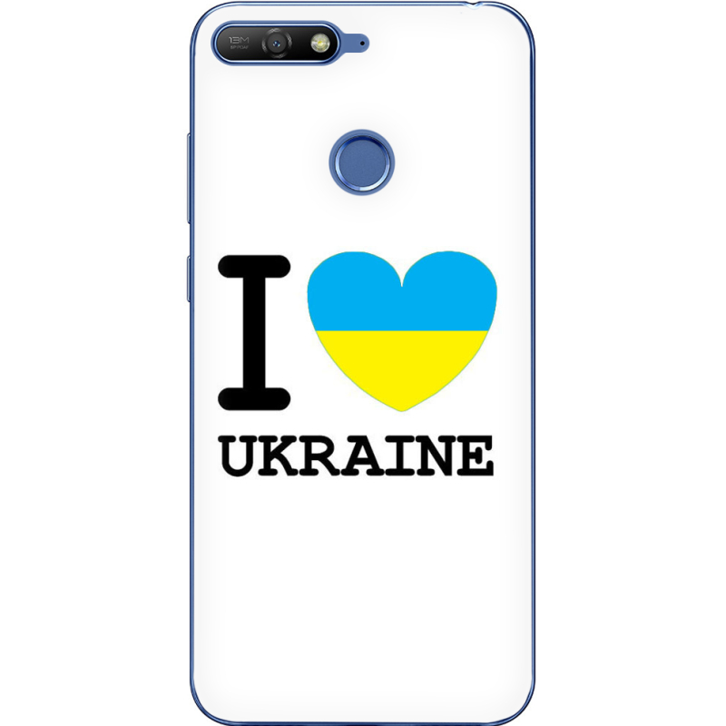 Чехол Uprint Huawei Y6 Prime 2018 / Honor 7A Pro I love Ukraine