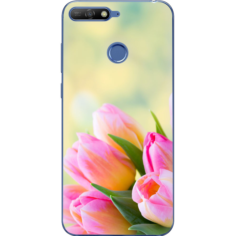 Чехол Uprint Huawei Y6 Prime 2018 / Honor 7A Pro Bouquet of Tulips