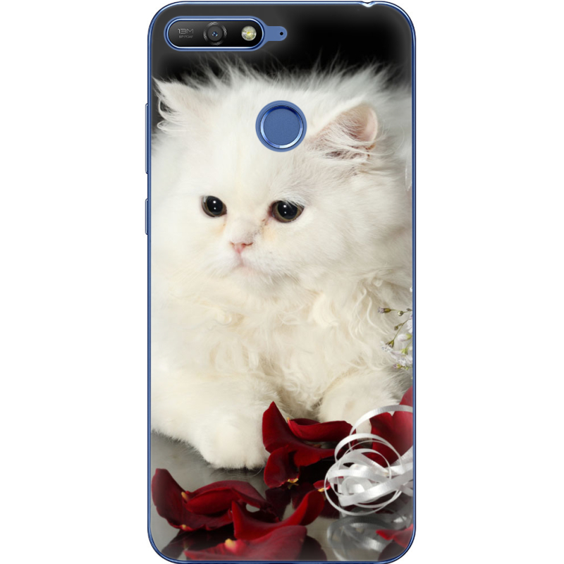 Чехол Uprint Huawei Y6 Prime 2018 / Honor 7A Pro Fluffy Cat