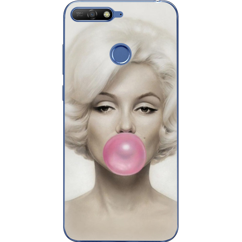 Чехол Uprint Huawei Y6 Prime 2018 / Honor 7A Pro Marilyn Monroe Bubble Gum