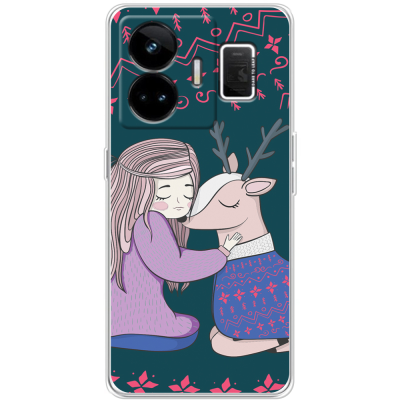 Чохол BoxFace Realme GT3 Girl and deer