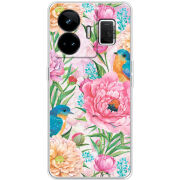 Чохол BoxFace Realme GT3 Birds in Flowers