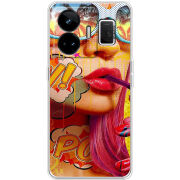 Чохол BoxFace Realme GT3 Yellow Girl Pop Art